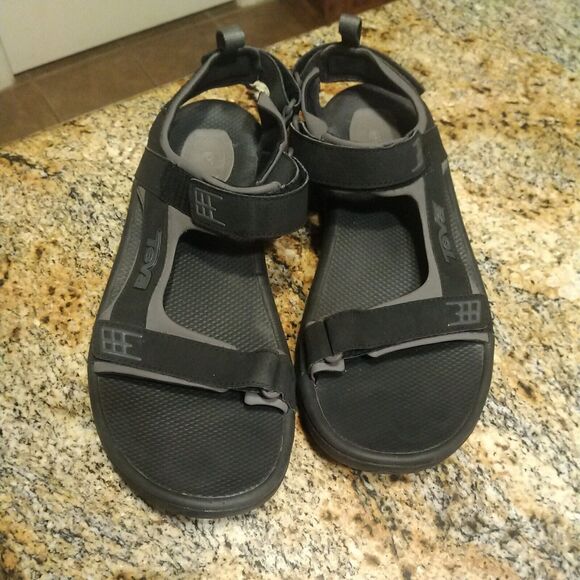 MEN'S TEVA 4289 M MINAM BLACK SPORT EVERYDAY SANDALS $80 US 11 - Picture 5 of 8